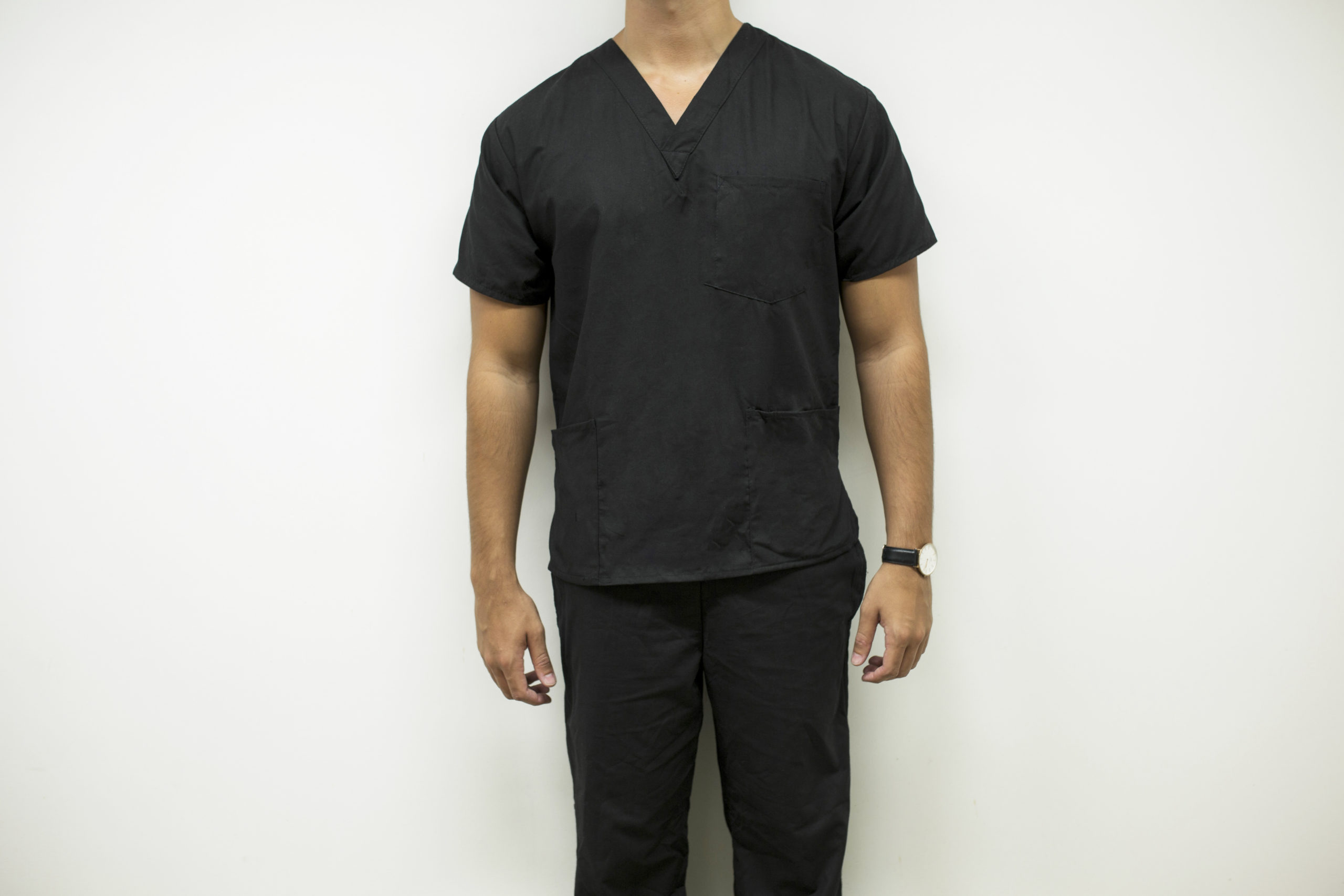 Black Scrub Set